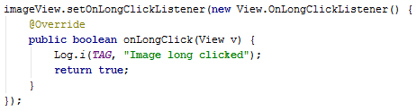 Android Touch Mode and focus setOnLongClickListener() Android Touch Mode and focus setOnLongClickListener()