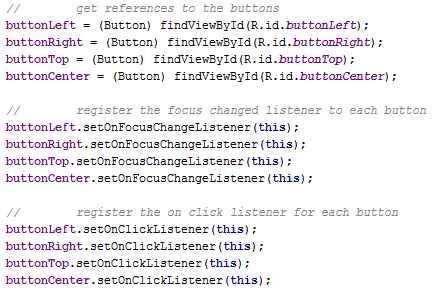 Android Touch Mode and focus register Listeners Android Touch Mode and focus register Listeners
