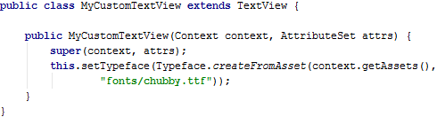 Android custom fonts tutorial TypeFace custom TextView class Android custom fonts tutorial TypeFace custom TextView class