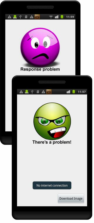 Android cloud connection OkHttp library Tutotial screenshot Android cloud connection OkHttp library Tutotial screenshot