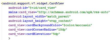 Android CardView widgets tutorial CardView Android CardView widgets tutorial CardView