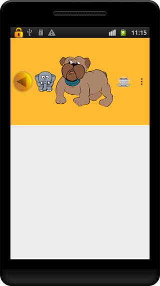Android Toolbar screenshot Android Toolbar screenshot