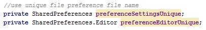 SharedPreferences save unique file name SharedPreferences unique file name