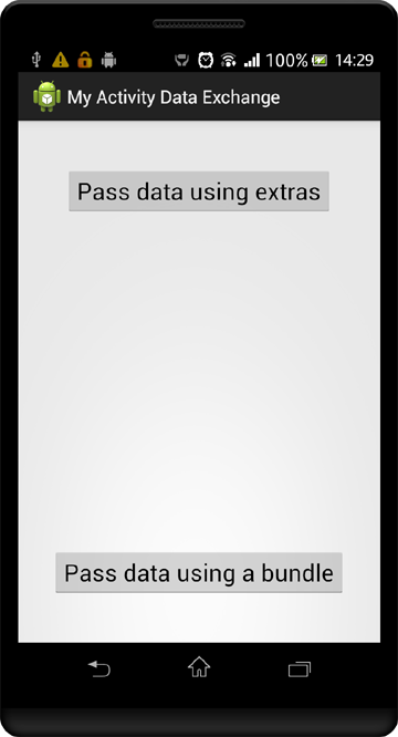 Tutorial app screenshot Screenshot of the tutorial app
