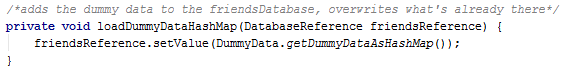 Firebase Realtime Database setup setValue() Firebase Realtime Database setup setValue()